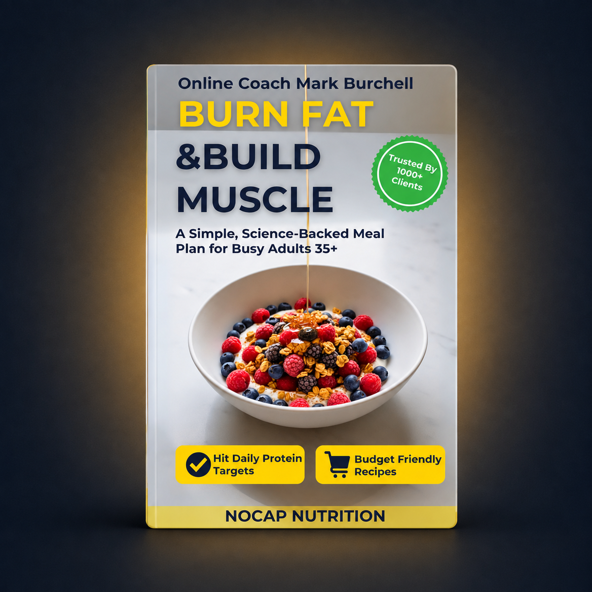 The NoCap Custom Meal Plan — Burn Fat & Build Muscle digital meal plan cover